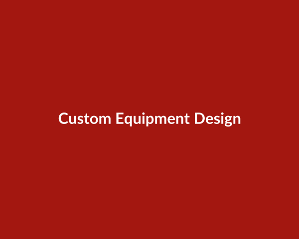 Custom rehabilitation equipment design